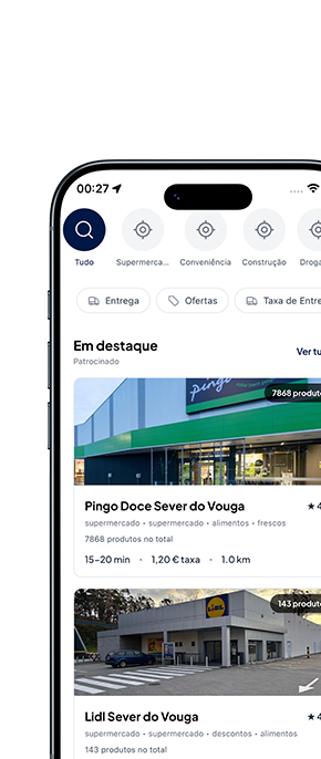 Supermercados no app Boleia